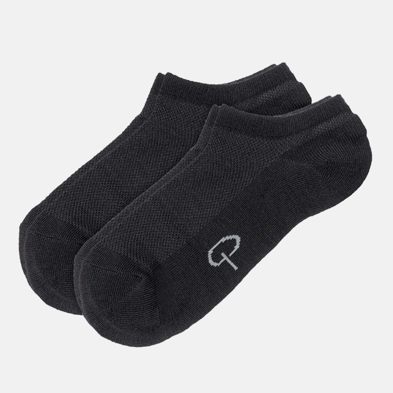 Wool LowCut Socks X2 Mn, Black, hi-res