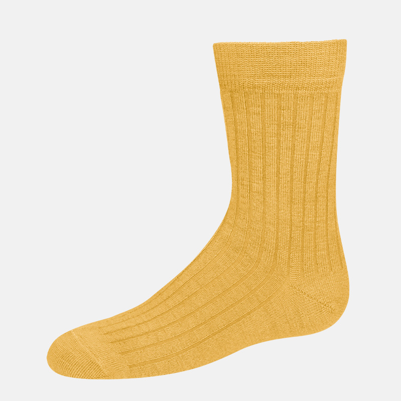 Wool Socks KidsJr, Amber Gold, hi-res
